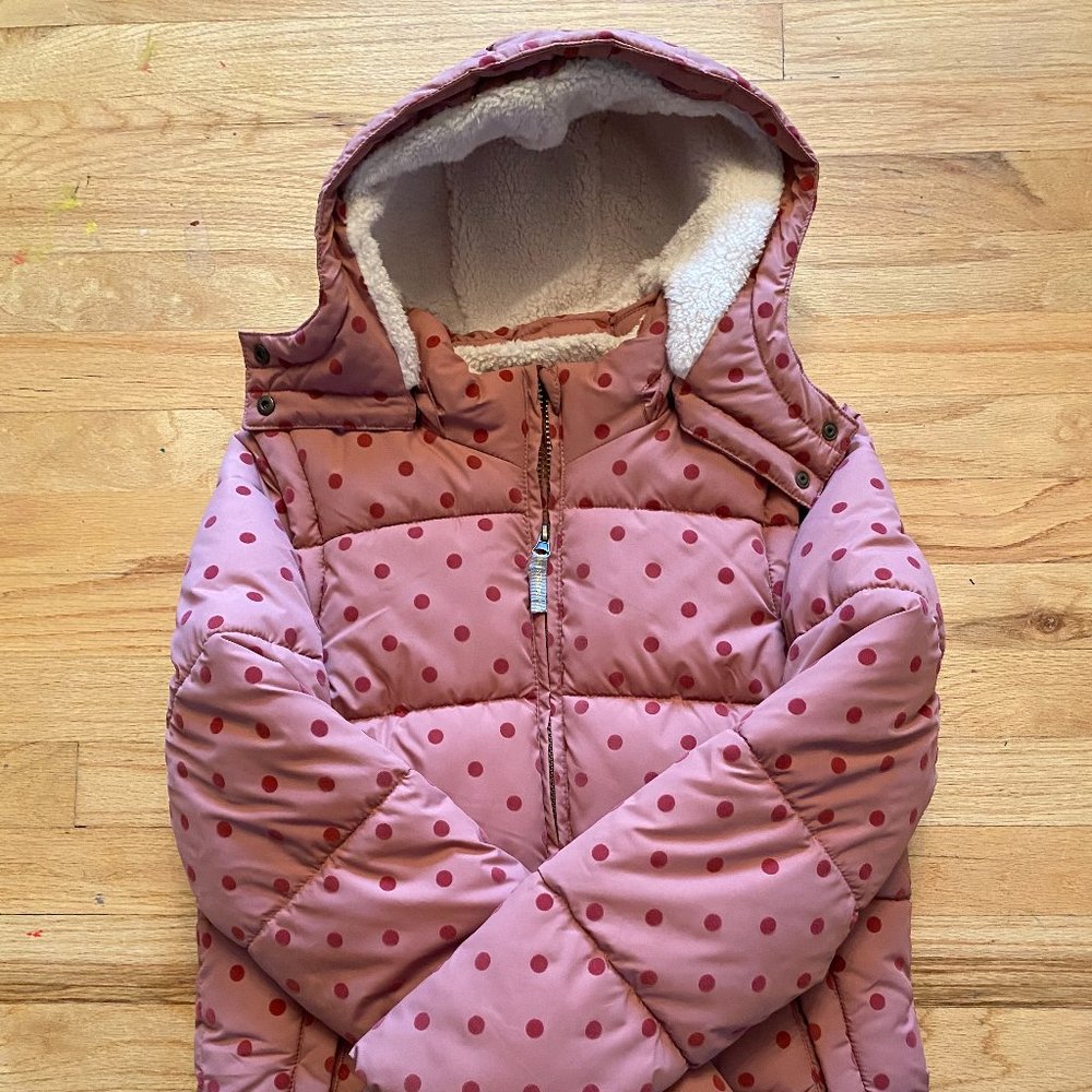 Boden Girls Polka Dot Coat/Vest